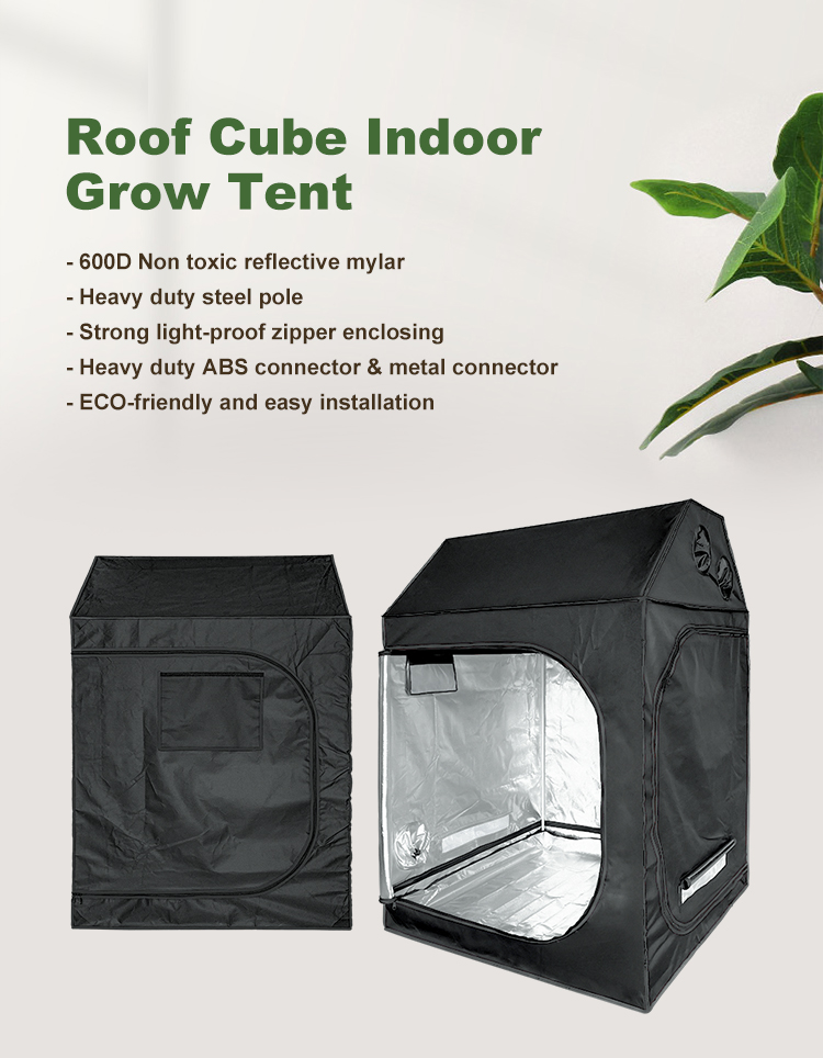 600D roof grow tent